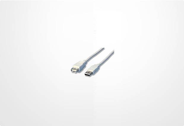 HDK USB 2.0 Verlängerungskabel 1,8 m Stecker Typ A auf Buchse Typ A