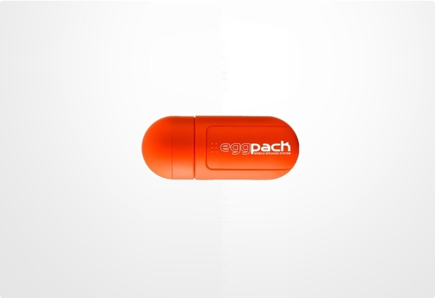eggpack Mobile Speaker System, orange