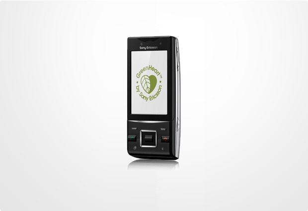 Sony Ericsson Hazel black GreenHeart mit Vodafone Branding