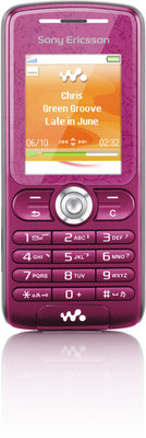 Sony Ericsson W200i sweet pink