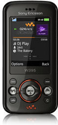 Sony Ericsson W395 fiesta black