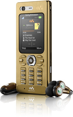 Sony Ericsson W880i classic gold