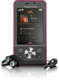 Sony Ericsson W910i, Pink