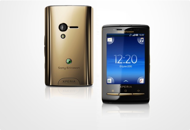 Sony Ericsson XPERIA X10 mini, gold