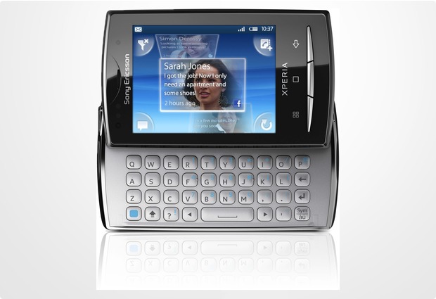 Sony Ericsson XPERIA X10 mini pro, schwarz mit Vodafone Branding