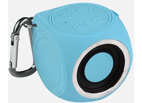 SOUND2GO WaterCube Bluetooth Lautsprecher, eisblau