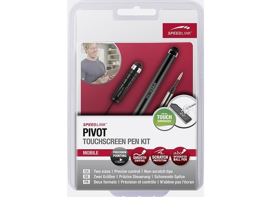 Speedlink SL-7203-BK PIVOT Touchscreen Pen Kit, Stifte, schwarz für PC