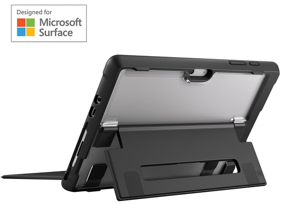 STM Dux Case, Microsoft Surface Go, schwarz/transparent