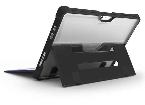 STM Dux Case, Microsoft Surface Pro 6/Pro (2017), schwarz/transparent