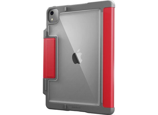 STM Dux Plus Case, Apple iPad Air 10,9 (2020), rot/transparent, STM-222-286JT-02