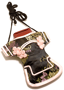 Stylebazar Kimono Bag / Chinese Bag Black n Rose