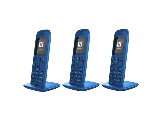 Telekom Speedphone 11 - Limited Edition - enzianblau - TRIO-Set
