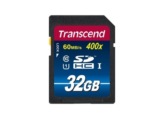 Transcend 32GB SDHC Class 10 UHS-I 400x Premium