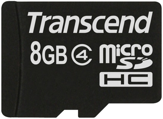 Transcend microSDHC Class 4, 8GB