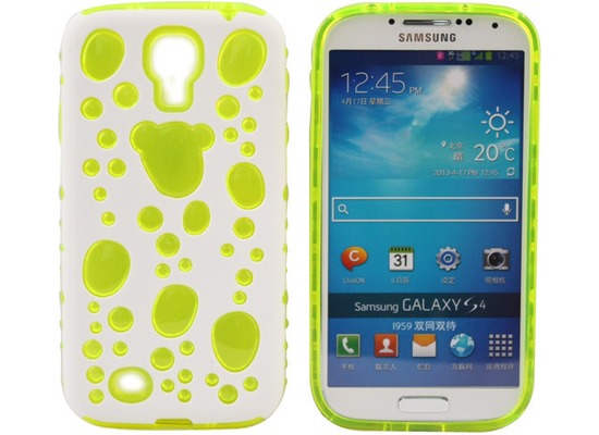 Twins Bubble Bath fr Samsung Galaxy S4, wei-grn