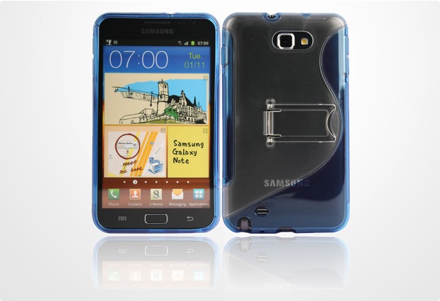 Twins Convenience fr Samsung Galaxy Note, blau