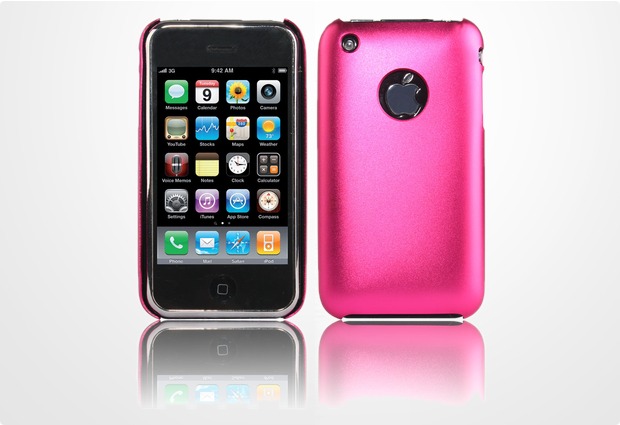 Twins Metallic fr iPhone 3G/3GS, pink