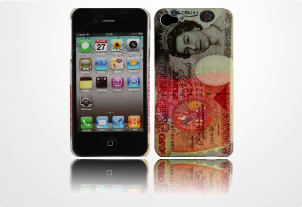 Twins Money fr iPhone 4/4S, Britisches Pfund