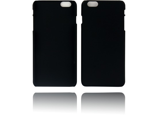 Twins Rubber oil finished Case fr iPhone 6 Plus schwarz Matt
