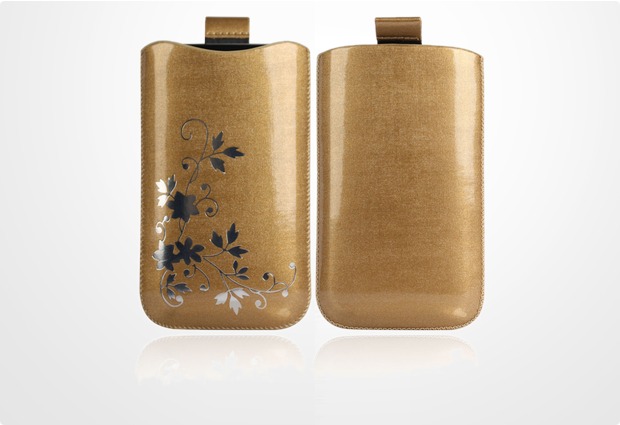 Twins Shiny Pouch Elegance fr iPhone 3G/4/4S, gold