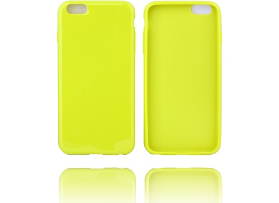 Twins Soft Case glossy mit abgerundeten Kanten fr iPhone 6 Plus-grn