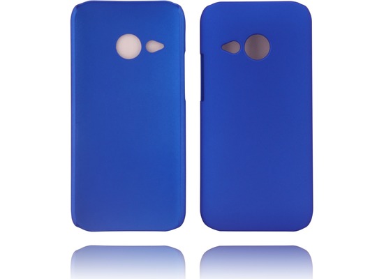 Twins Hardcase Softtouch fr HTC mini2,blau