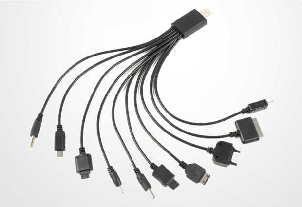 Twins USB-Multiadapter-Ladekabel
