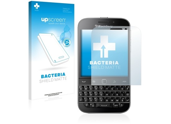 upscreen Bacteria Shield Matte Premium Displayschutzfolie fr Blackberry Classic Q20