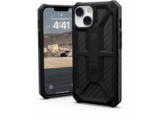 Urban Armor Gear Monarch Case, Apple iPhone 14/13, carbon fiber, 114032114242