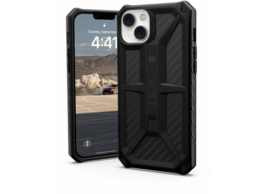 Urban Armor Gear Monarch Case, Apple iPhone 14 Plus, carbon fiber, 114033114242