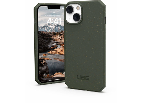 Urban Armor Gear Outback-BIO Case, Apple iPhone 14/13, olive, 114072117272