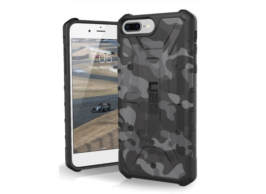 Urban Armor Gear Pathfinder Case, Apple iPhone 8/7/6S Plus, schwarz/camo