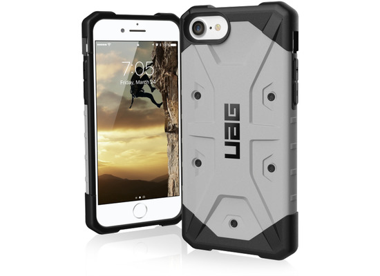 Urban Armor Gear Pathfinder Case, Apple iPhone SE (2020)/8/7, silber, 112047113333