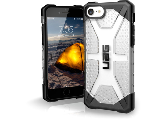 Urban Armor Gear Plasma Case, Apple iPhone SE (2020)/8/7/6S, ice (transparent), 112043114343
