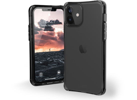 Urban Armor Gear Plyo Case, Apple iPhone 12 mini, ash (grau transparent), 112342113131