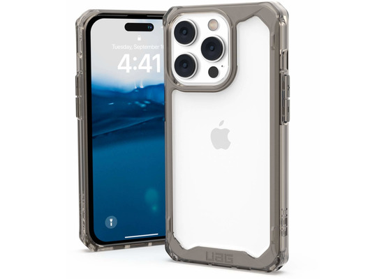 Urban Armor Gear Plyo Case, Apple iPhone 14 Pro, ash (grau transparent), 114086113131