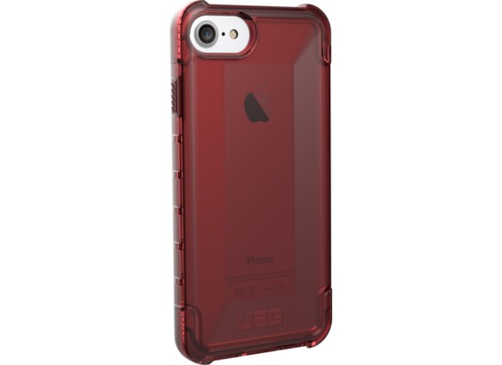 Urban Armor Gear Plyo Case - Apple iPhone 8/7/6S - crimson (rot transparent)