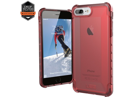 Urban Armor Gear Plyo Case - Apple iPhone 7 Plus / iPhone 8 Plus/6S Plus - crimson (rot transparent)