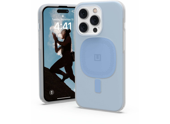 Urban Armor Gear U by UAG [U] Lucent 2.0 MagSafe Case, Apple iPhone 14 Pro, cerulean (transparent), 114078315858