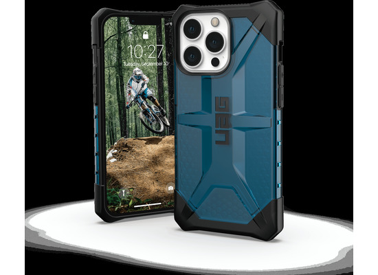 Urban Armor Gear UAG Plasma Case, Apple iPhone 13 Pro, mallard (blau transparent), 113153115555