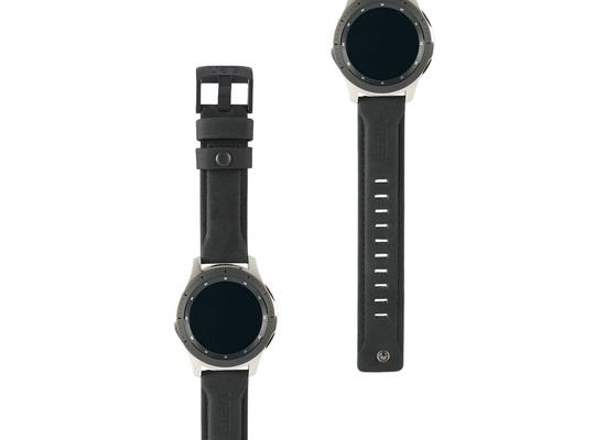 Urban Armor Gear UAG Leather Strap, Samsung Galaxy Watch 46mm, schwarz, 29180B114040