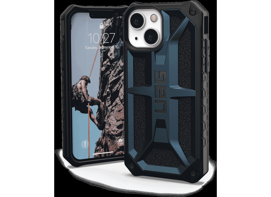 Urban Armor Gear UAG Monarch Case, Apple iPhone 13 mini, mallard (blau), 113141115555