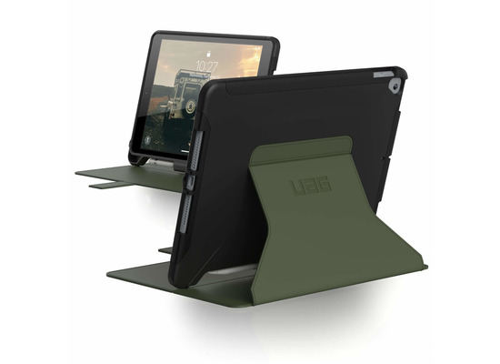 Urban Armor Gear UAG Scout Folio Case, Apple iPad 10,2 (2020&2019), schwarz/olive, 12191I114072
