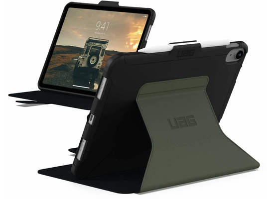 Urban Armor Gear UAG Urban Armor Gear Scout Folio Case | Apple iPad 10,9 (2022) | schwarz/olive | 12339I114072