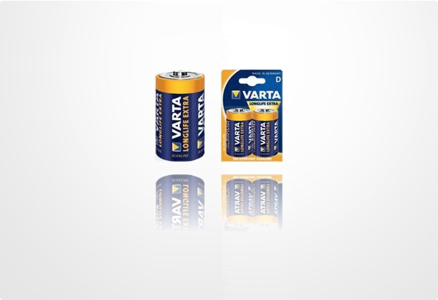 VARTA Longlife Extra Mono D Batterie (2 Stck)