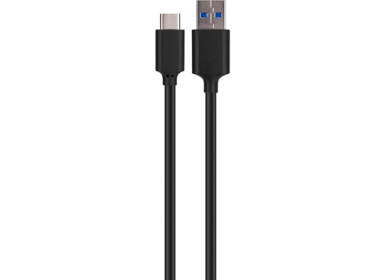 xqisit Charge & Sync Kabel USB-C/USB3.1 schwarz
