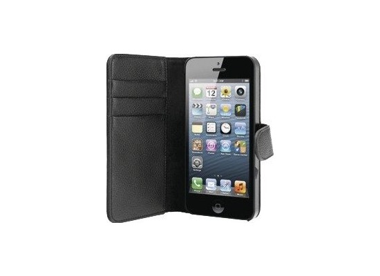 xqisit Wallet Case fr Apple iPhone 5/5S/SE, schwarz