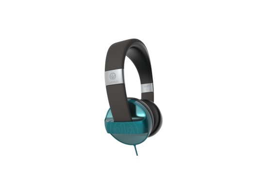 ZAGG Ifrogz Audio Carbide-Headphone mit Mikrofon, BlauGrn