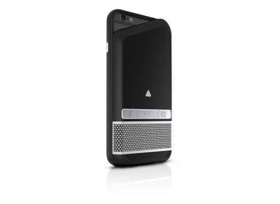 ZAGG Speaker Case mit int. Lautsprecher fr iPhone 6, Schwarz