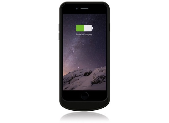 ZENS Battery Wireless Charging Cover - Apple iPhone 6/6S - 1550mAh - schwarz